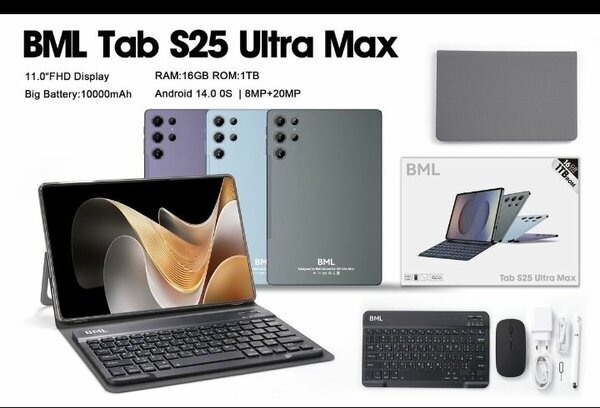 Tablette BML S25 Ultra Max