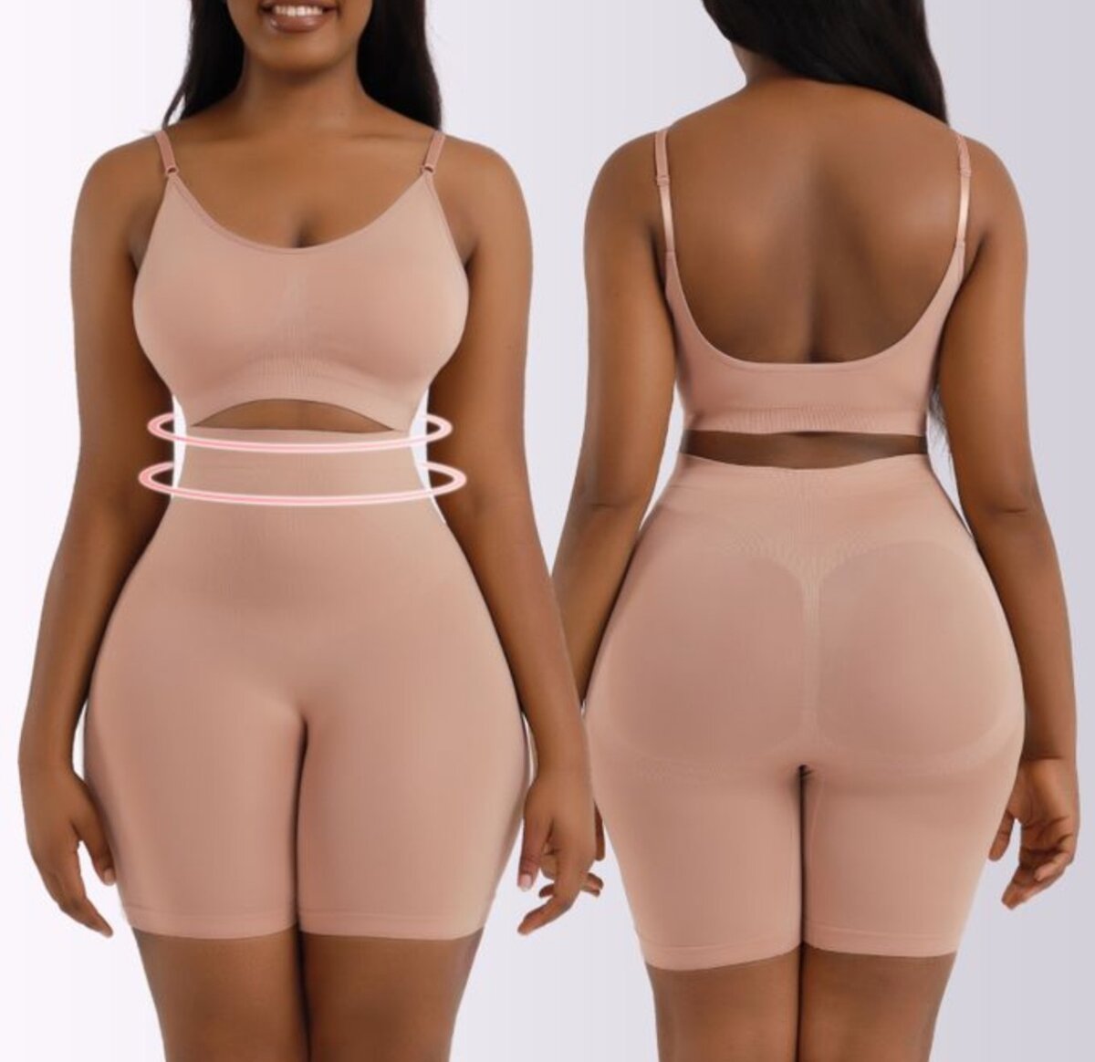 One-piece Hip Lifting Seamless Body Shaper Ladies Corset