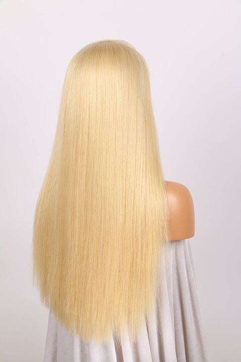 Perruque Blonde Naturelle Lisse