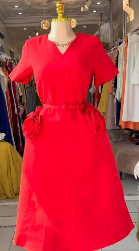 Shop this stunning belted dress