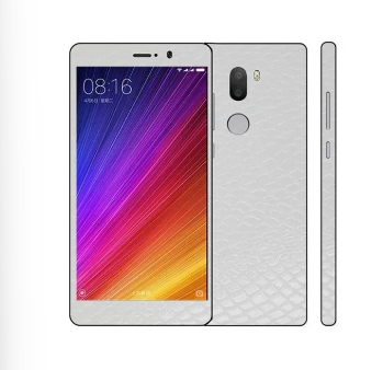 Xiaomi Mi 5s Plus White Snake Leather Texture Mobile Skin
