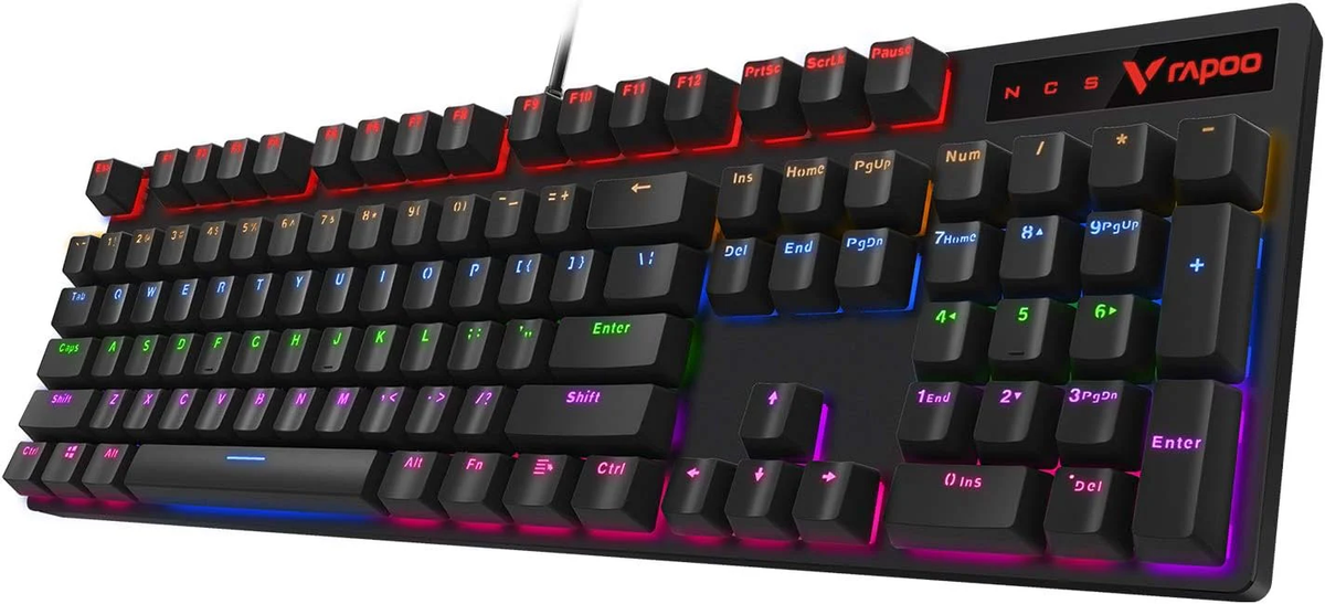 Rapoo V500PRO RGB Wired Gaming Keyboard