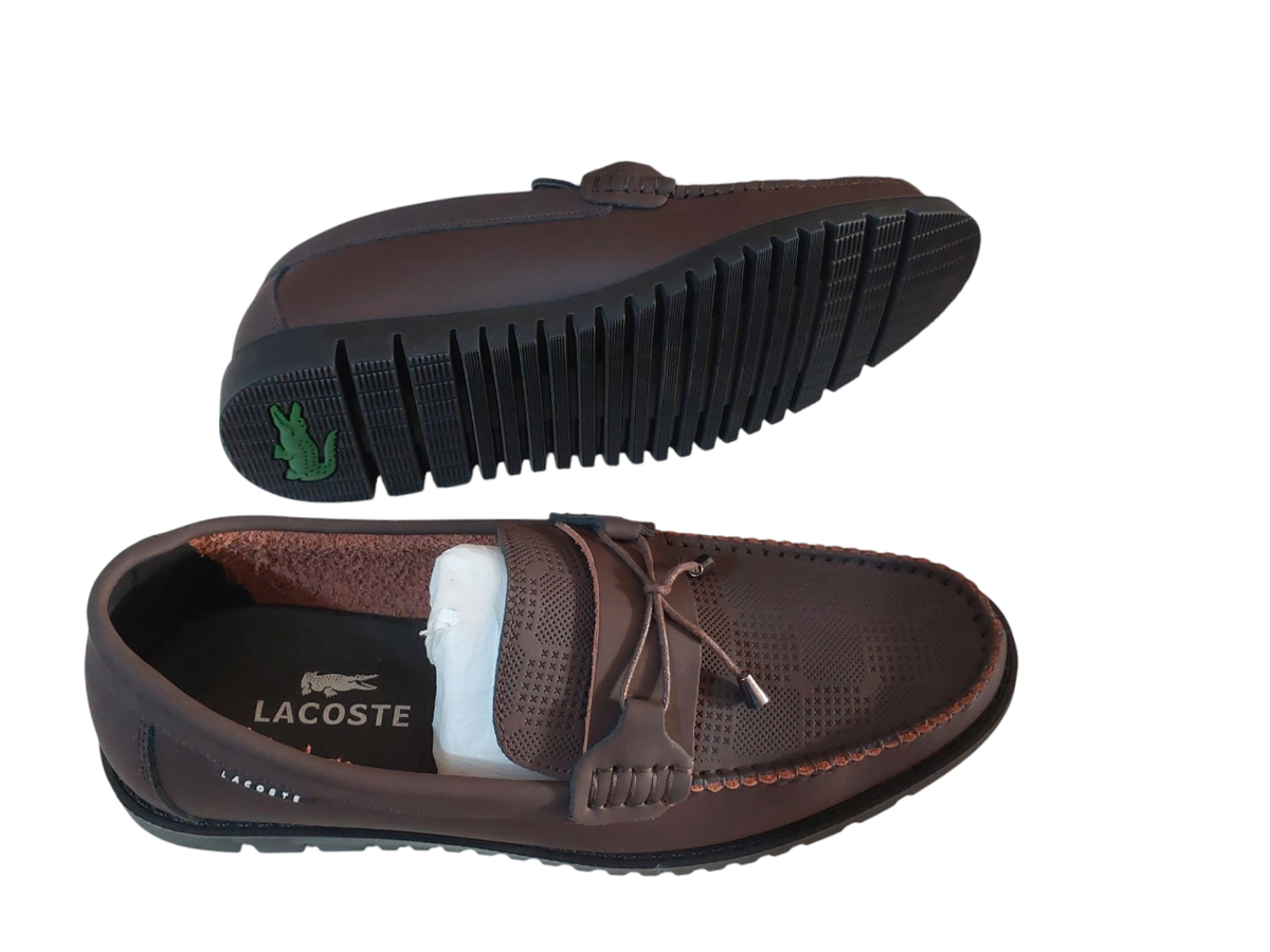 Brown Lacoste loafer -Sz 44
