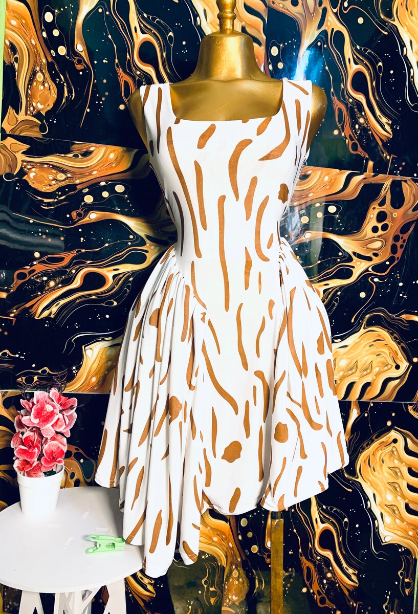 Robe d'été imprimée élégante