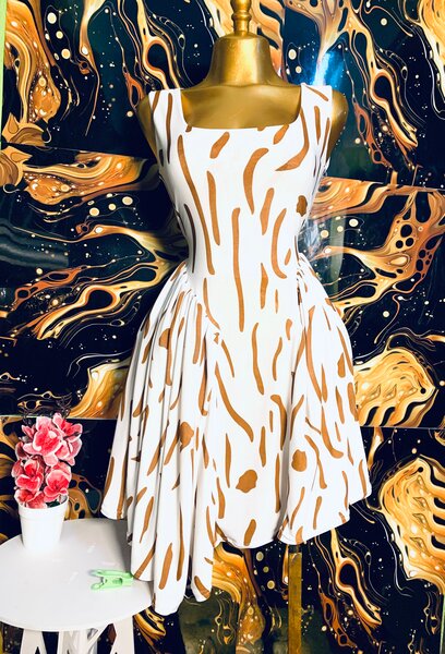 Robe d'été imprimée élégante