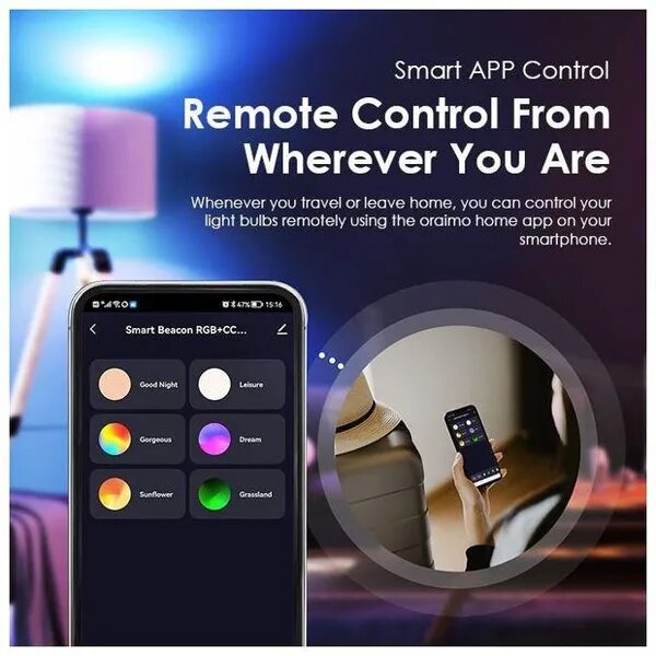 oraimo Smart Bulb 9W Light Bulbs