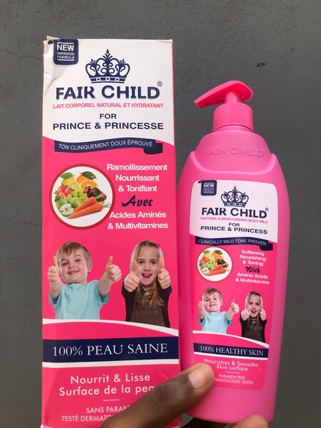 Fair child body lotion