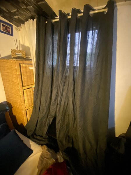 Rideaux opaques noirs élégants