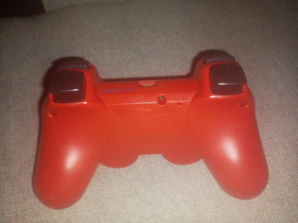 Manette PS3 sans fil rouge