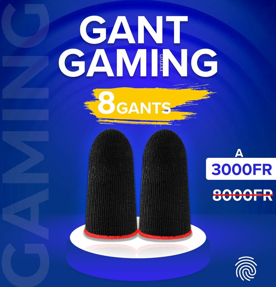 Manchon de doigt gaming