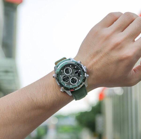 Mens Genuine Leather watch