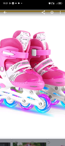 Patins En Ligne Lumineux Roses
