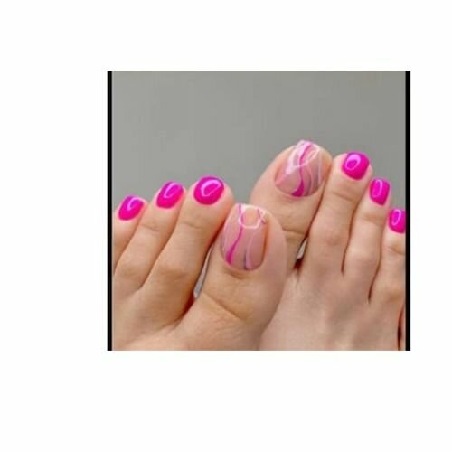 3 boîtes de faux ongles pieds