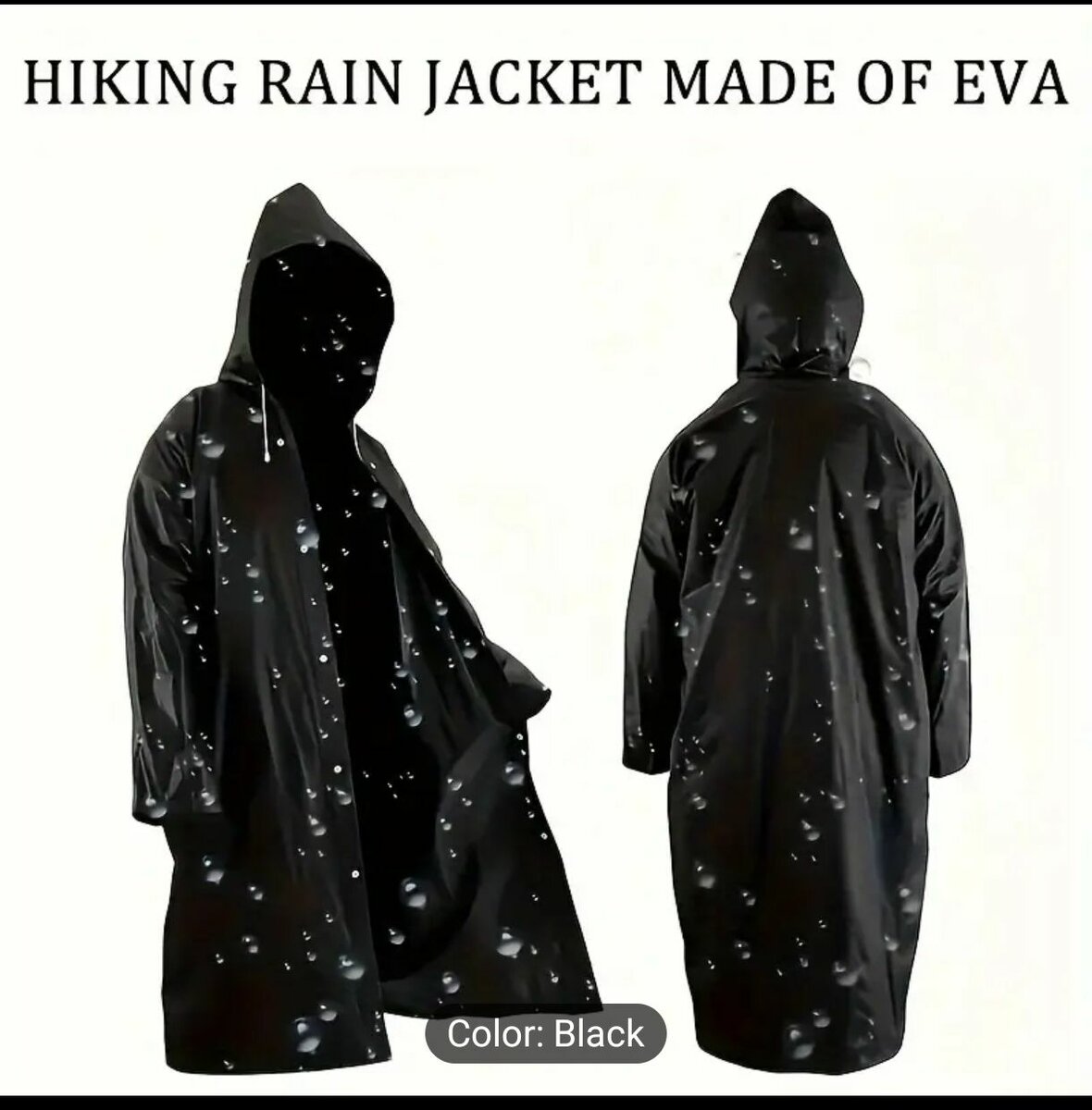 Imperméable veste taille uniqu