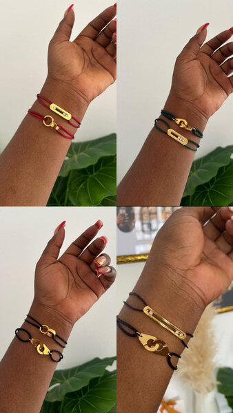 Bracelets en corde élégants