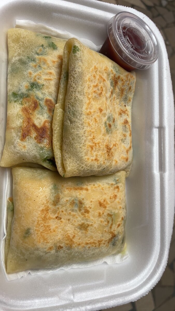 Crêpes fourées à la viande hac