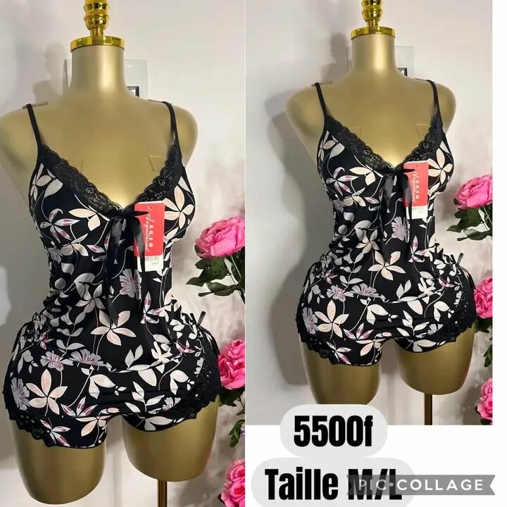 Ensemble Lingerie fleuri