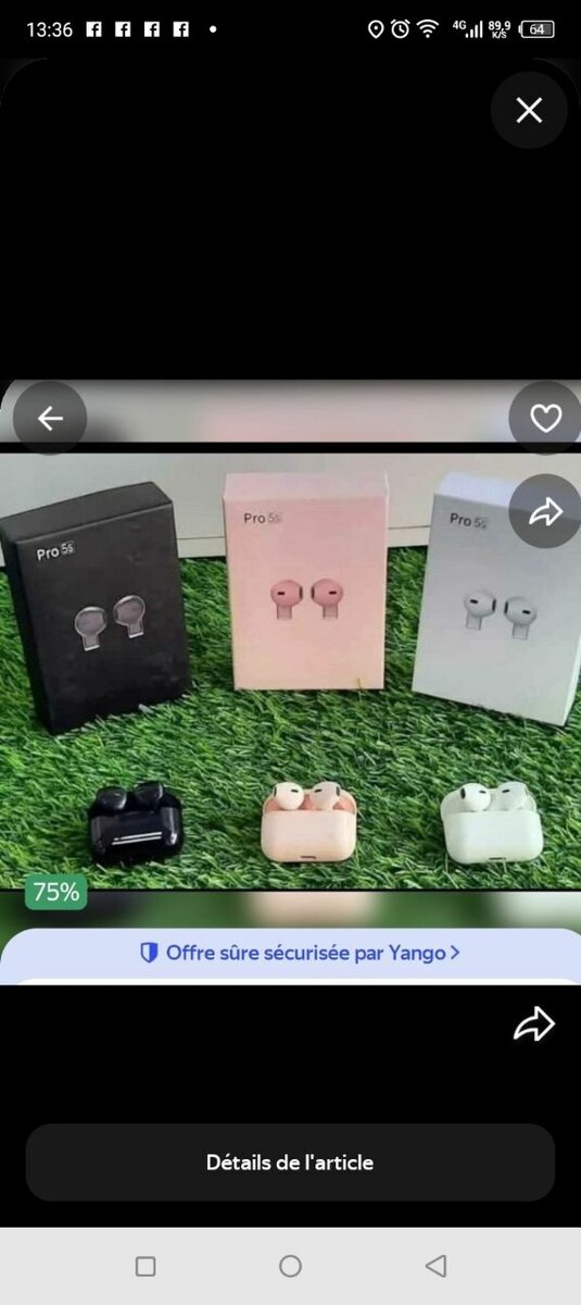 Écouteurs Sans Fil Pro 3s