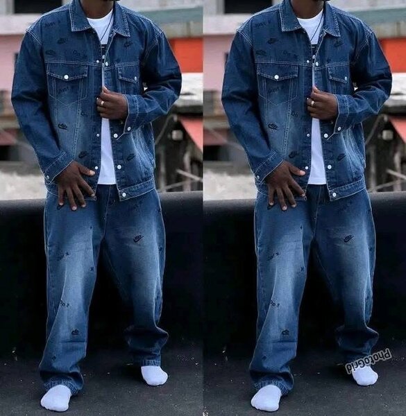 Ensemble denim tendance homme