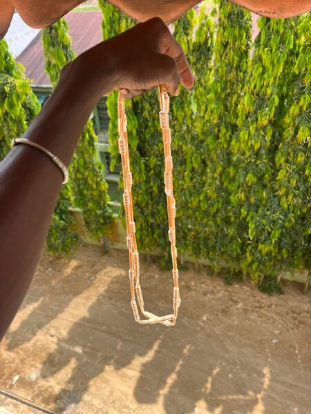 Collier de perles colorées