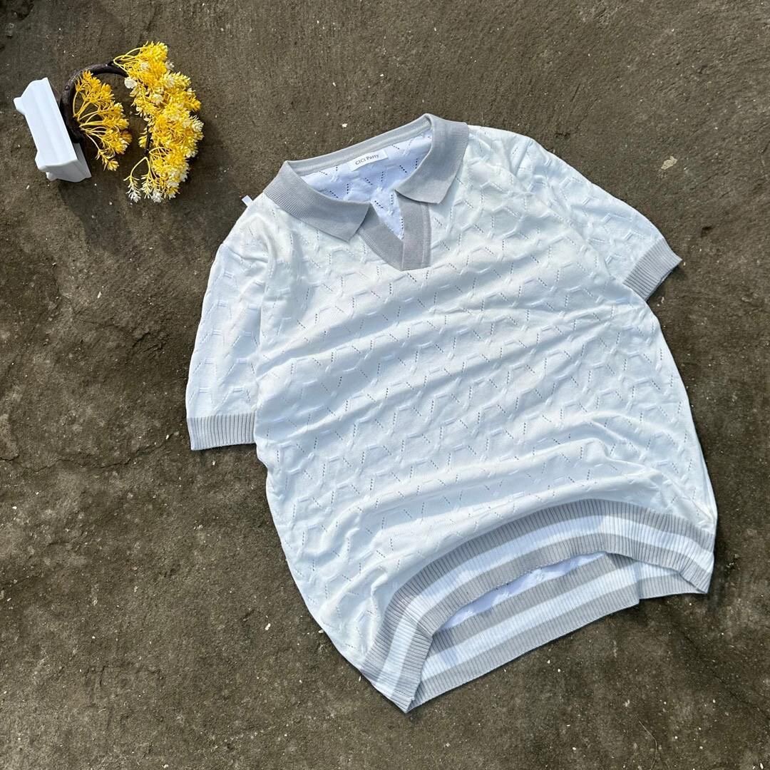 Polo à col contrastant stylé