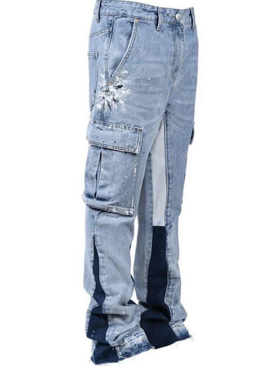 Jean cargo décontracté homme