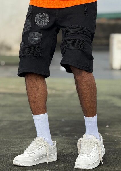 Shorts noirs décontractés