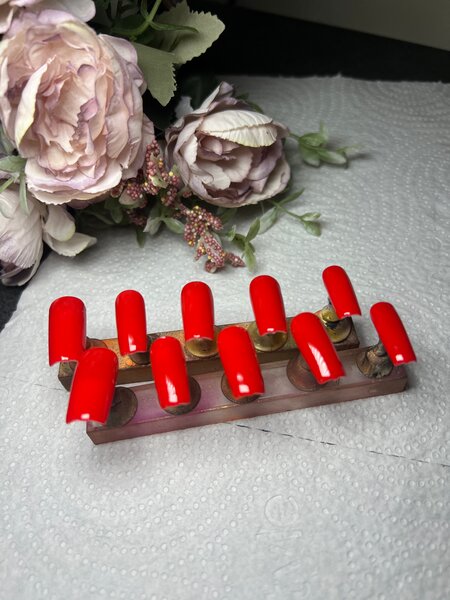 Ongles Artificiels Rouge