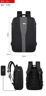 Sac à dos antivol USB moderne