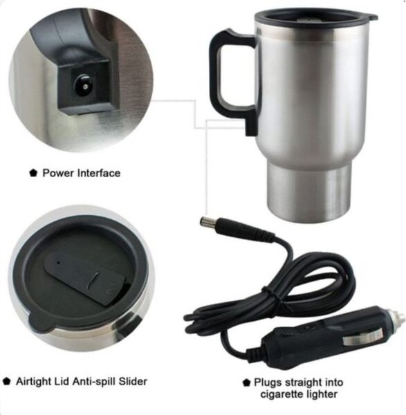 Tasse chauffante de voyage 12V