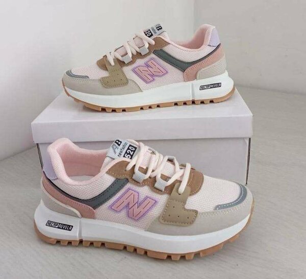 Baskets femme rose tendance