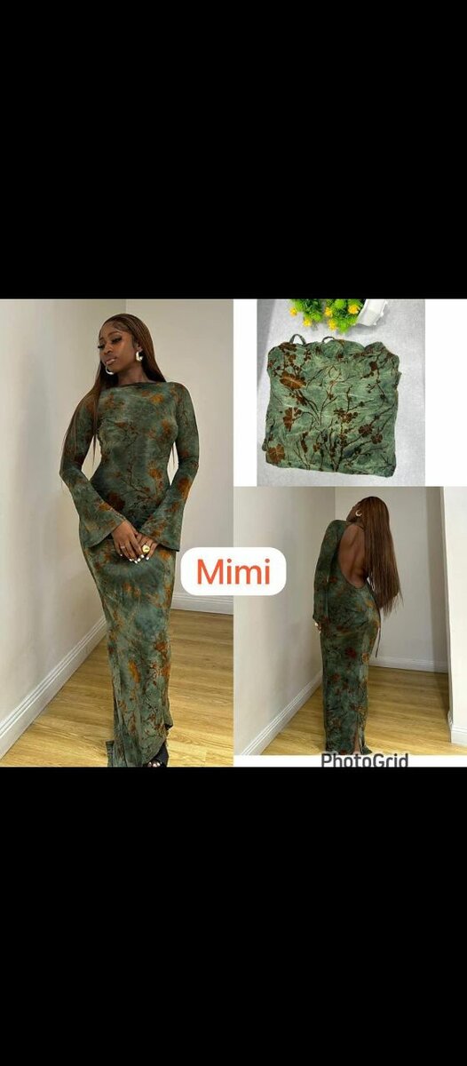 Robe longue élégante florale