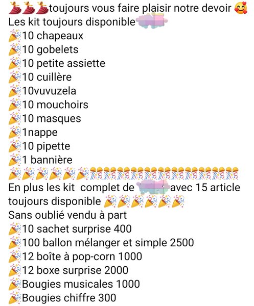 Kit de fête super-héros