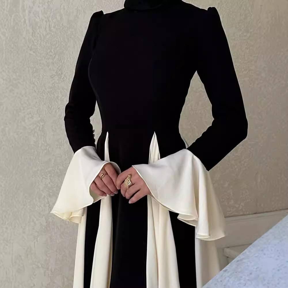 Трендовое платье -Лебедь