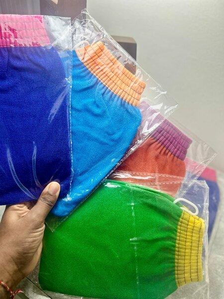 Gants de Gommage Exfoliants Colorés