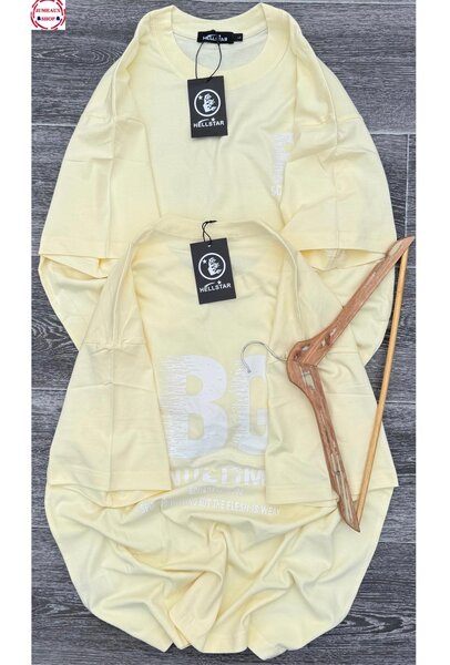 T-shirt oversize jaune