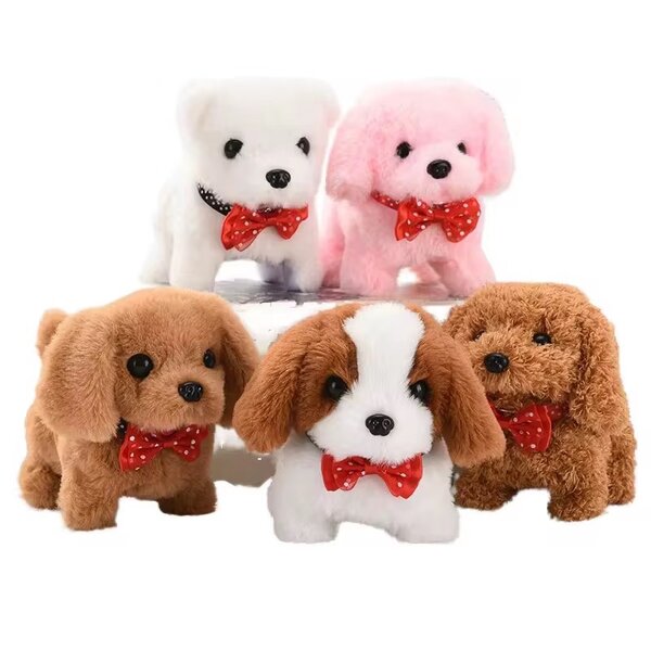 Chien en peluche mignon