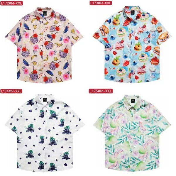 Chemises imprimées colorées