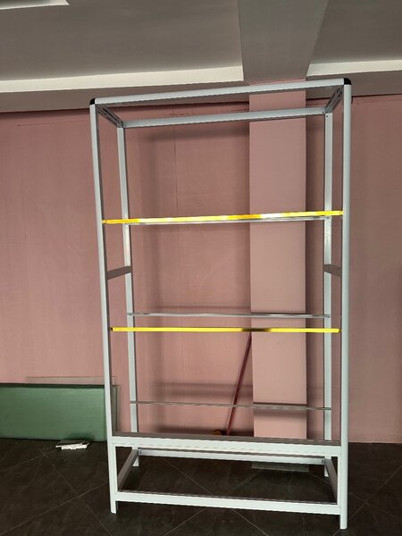 Aluminum shelves