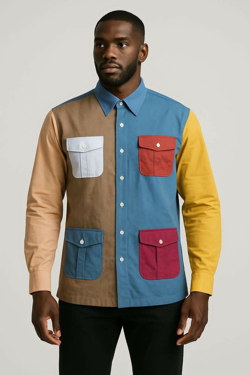 Chemise Patchwork pour Hommes
