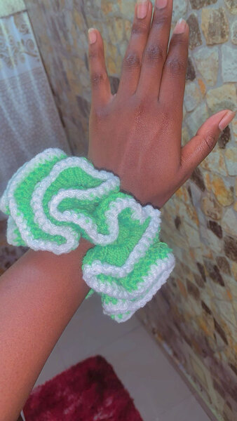 Chouchou tricoté tendance