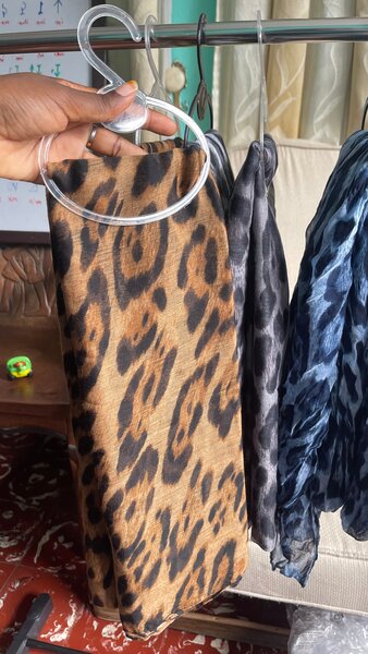 Écharpe Imprimé Léopard Chic