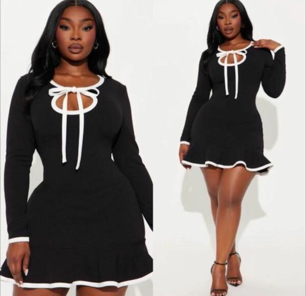 Robe Noire Élégante Femme