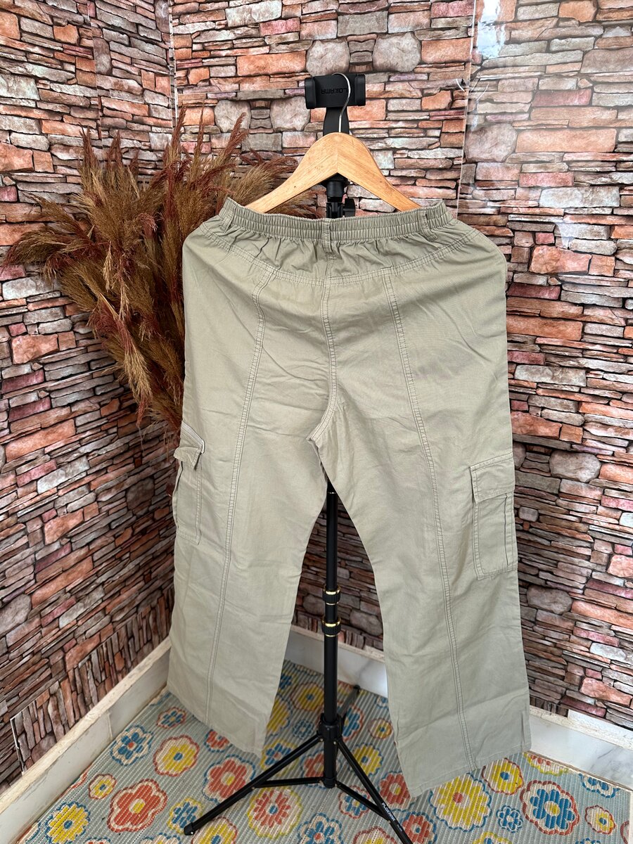 Pantalon cargo vert