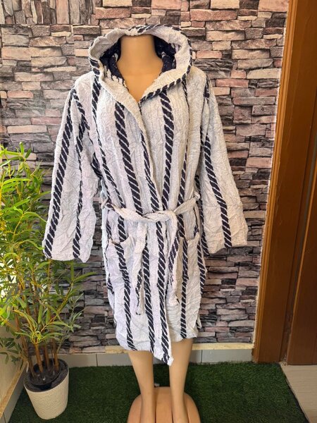 Peignoir Doux à Motifs