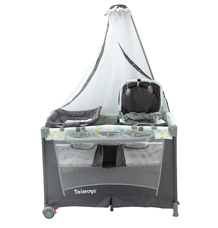 playpen with mattress, changing mat