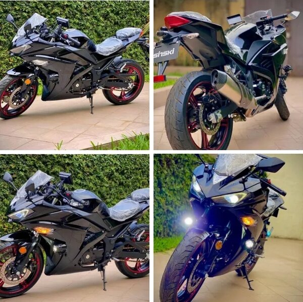 Moto Sport Noire Haute Performance