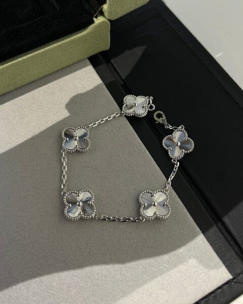 Bracelet van cleef en argent
