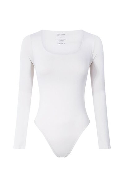 Body à manches longues blanc