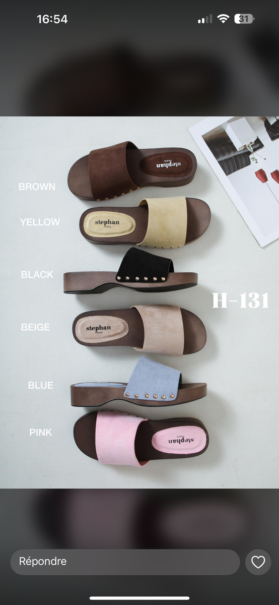 Sandales compensées élégantes